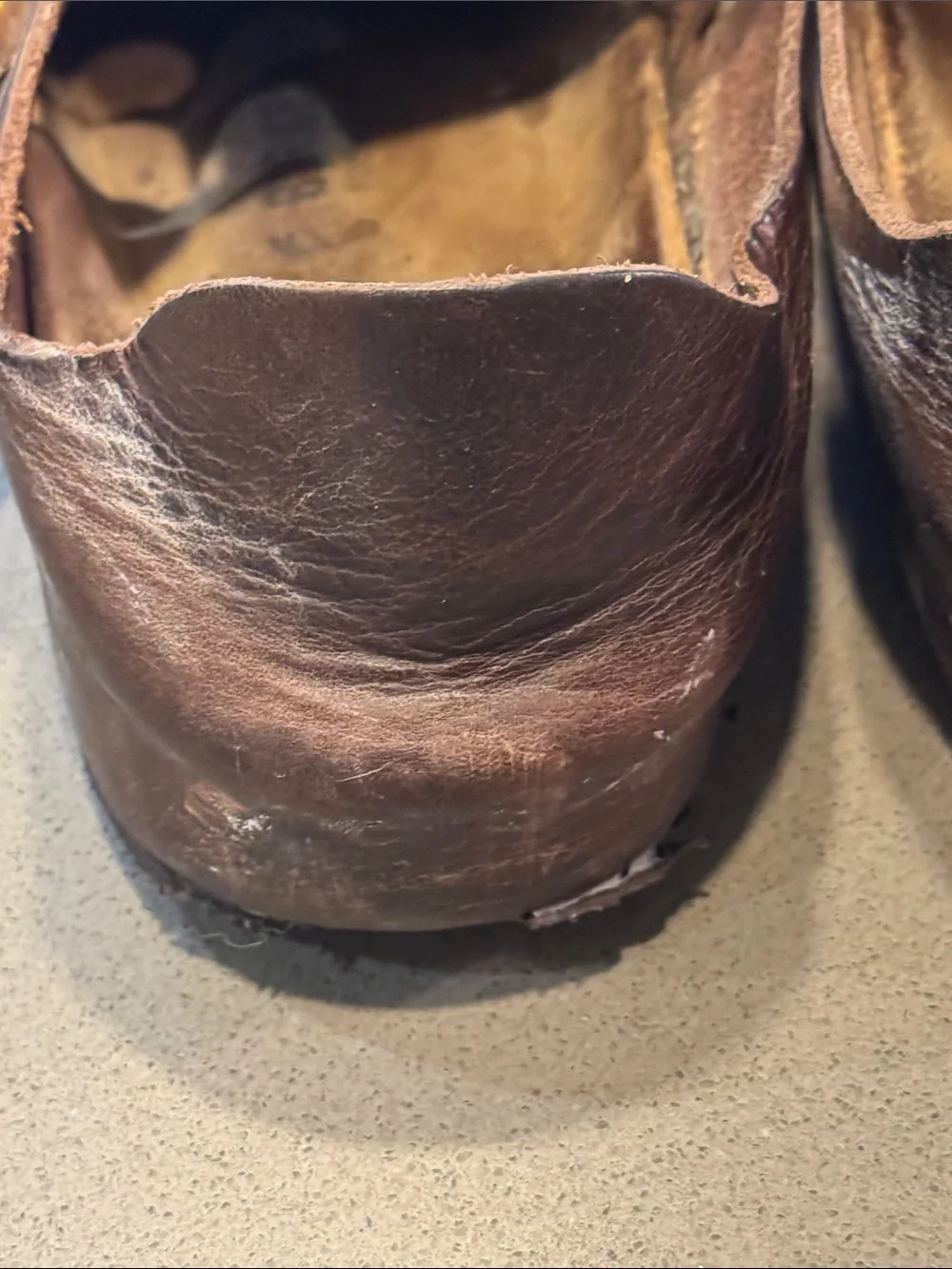 Birkenstock London Men's Brown Oiled Leather Clogs, Size 43 (10-11)